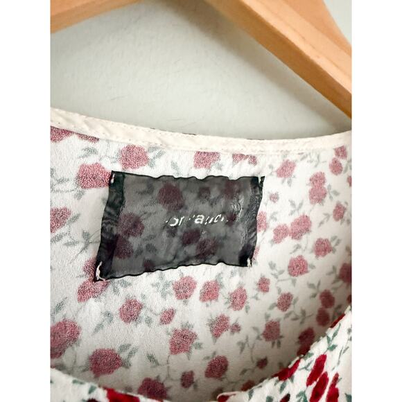 Reformation | Saskia Top Cardigan Blouse in Amber Rose | ***ESTIMATED*** Sz S - Picture 5 of 8